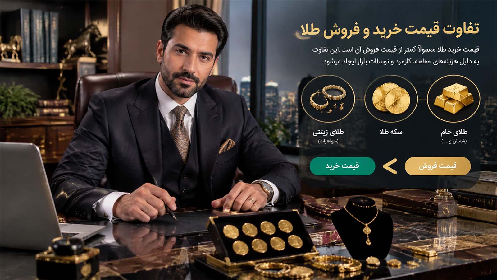 تفاوت قیمت خرید و فروش طلا چقدر است؟
